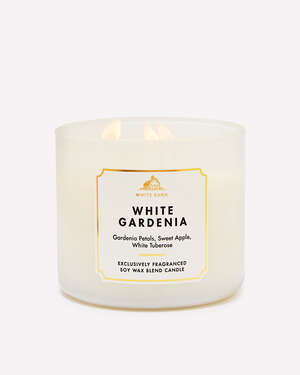 White Gardenia 3-Wick Candle