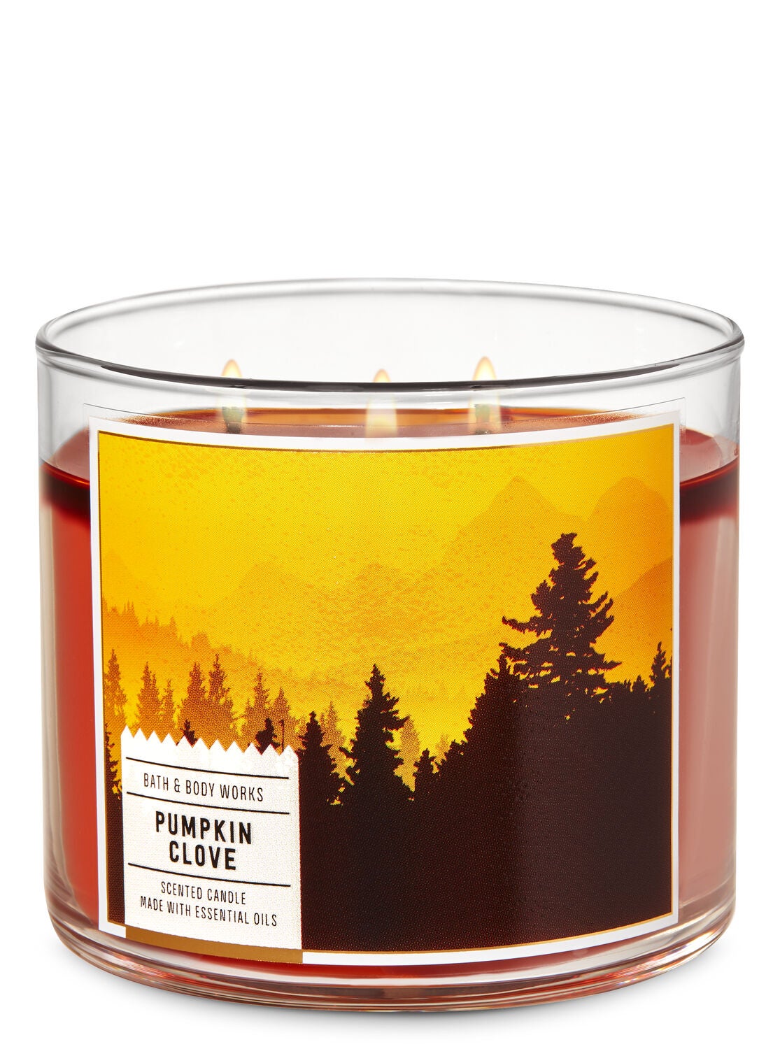 Pumpkin Clove 3-Wick Candle - Bath And Body Works