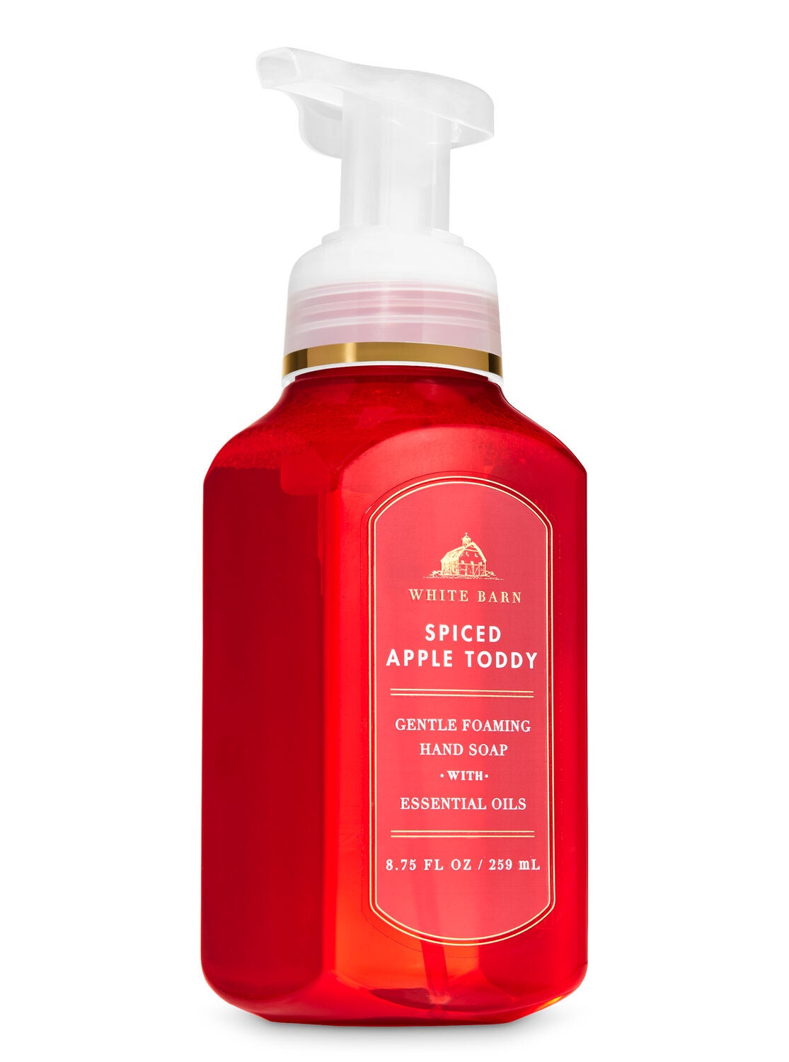 White Barn Spiced Apple Toddy Gentle Foaming Hand Soap - Bath And Body Works