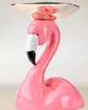 Flamingo Pedestal 3-Wick Candle Holder