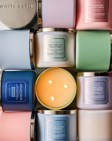 Snowflakes & Cashmere 3-Wick Candle