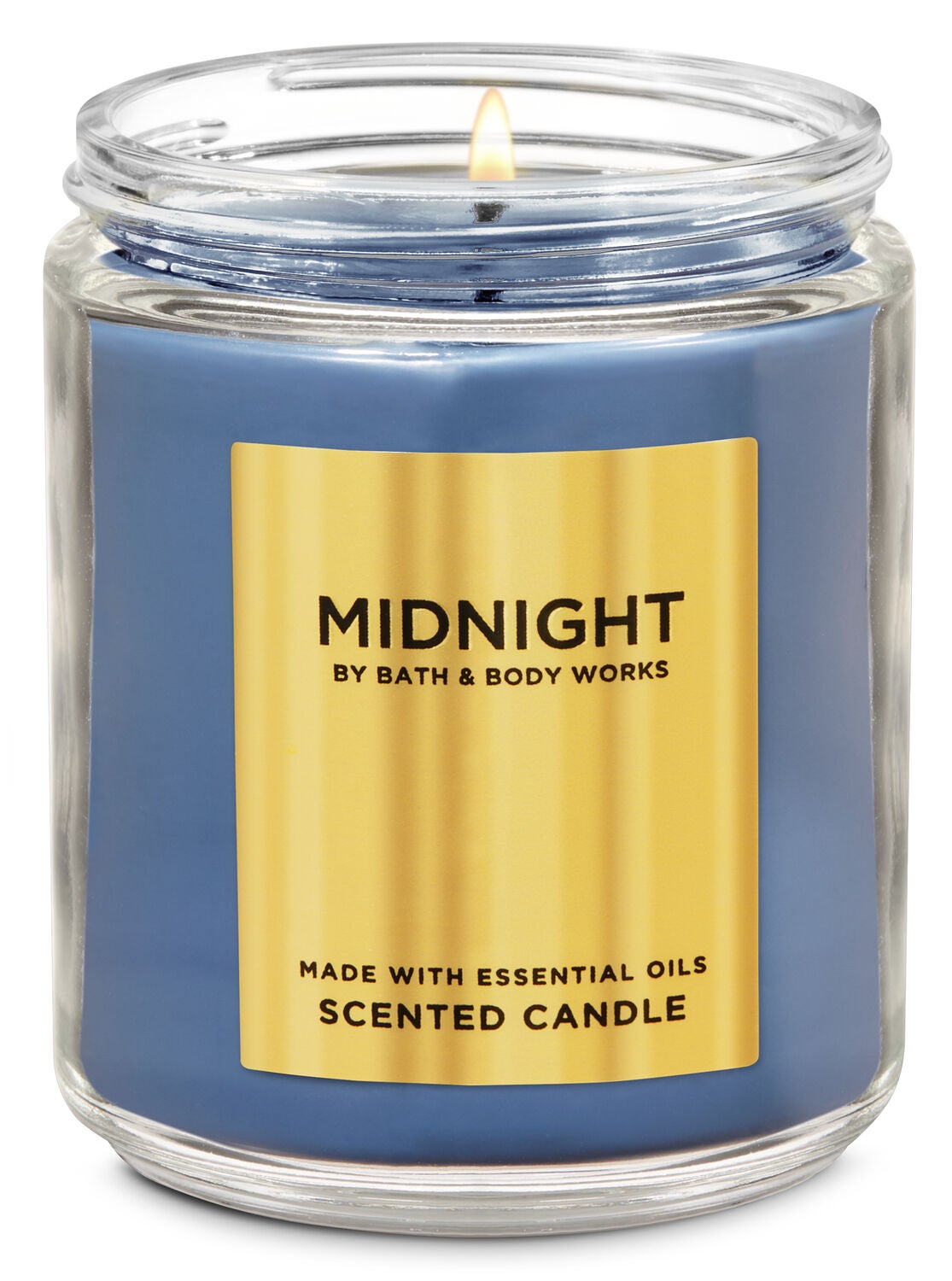 Midnight Single Wick Candle - Bath And Body Works