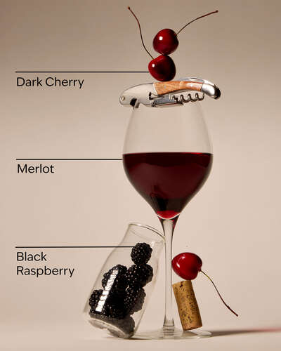 Black Cherry Merlot 3-Wick Candle