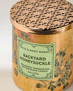 Backyard Honeysuckle Single Wick Candle