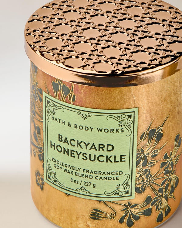 Backyard Honeysuckle Single Wick Candle