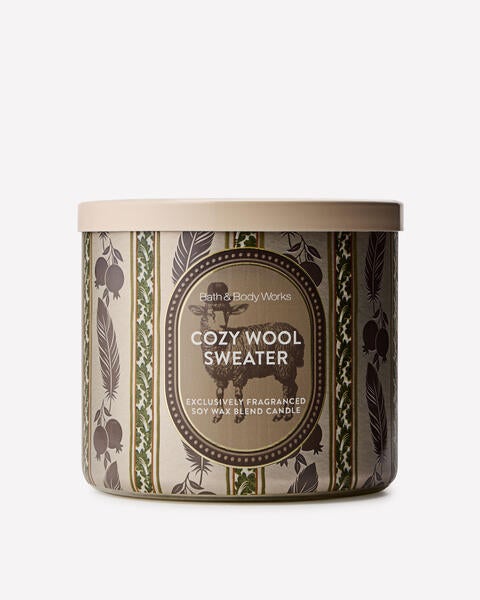 Cozy Wool Sweater 3-Wick Candle