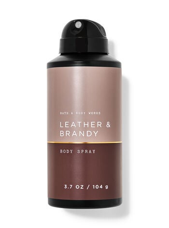 Leather & Brandy Body Spray Mens Bath & Body Works