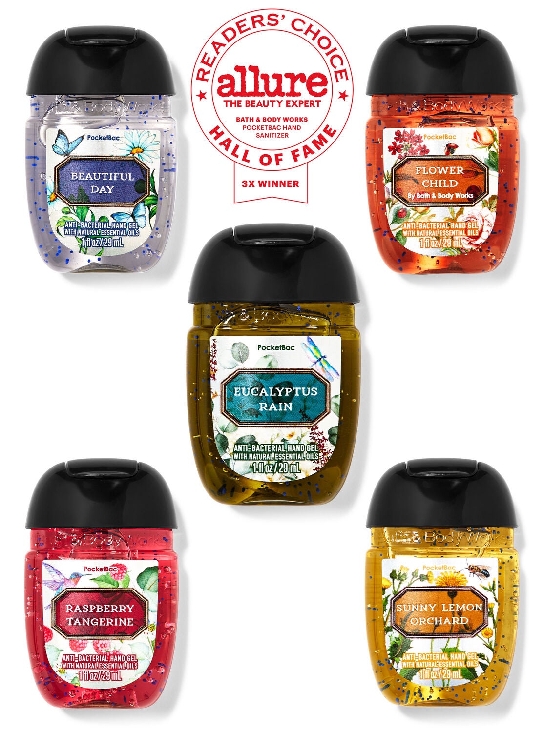 Spring Picks PocketBac Hand Sanitizers, 5-Pack