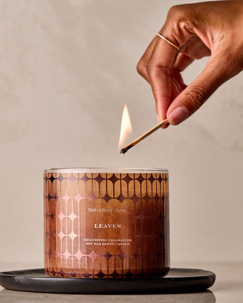 Leaves 3-Wick Candle