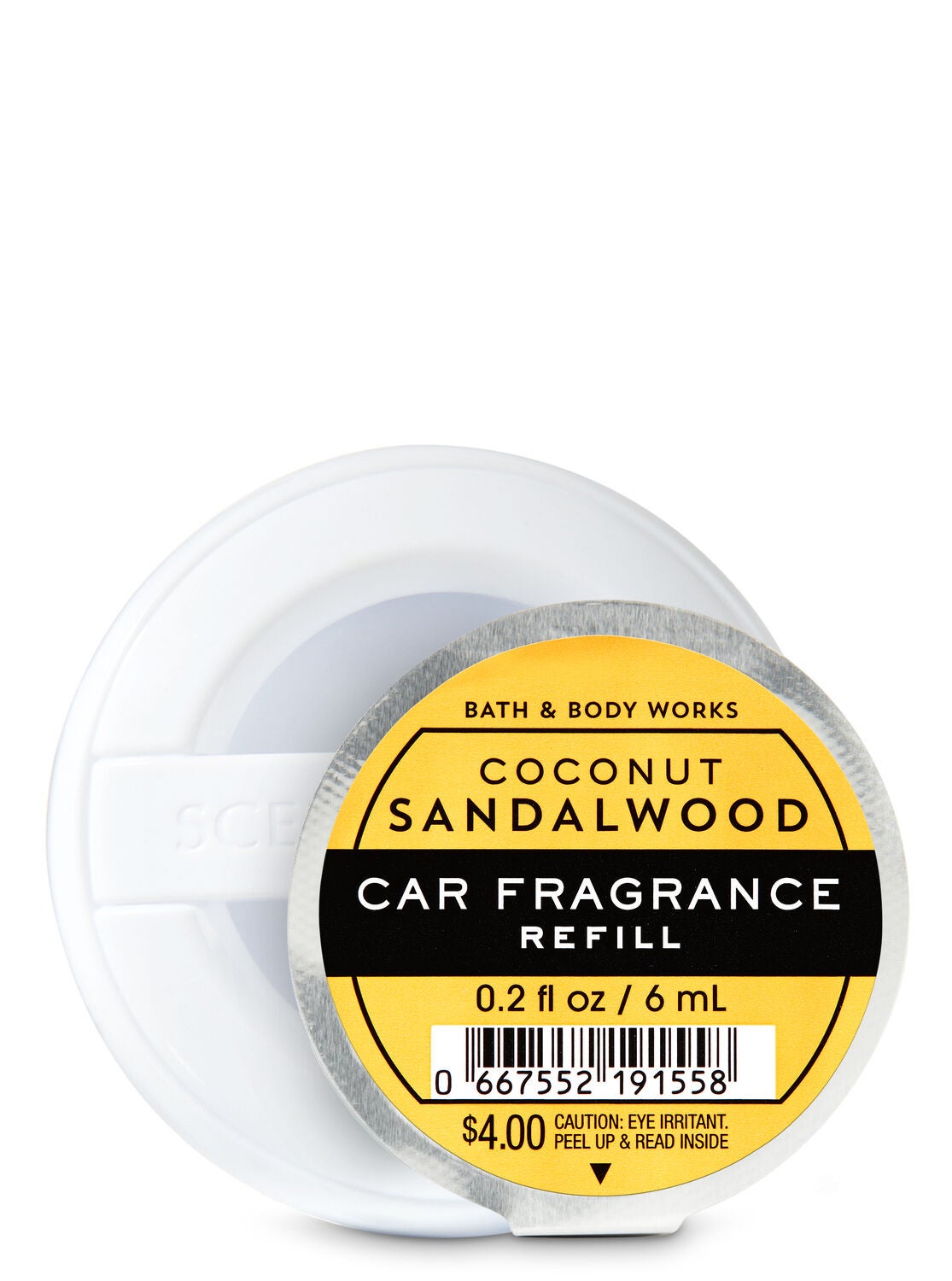 Coconut Sandalwood Car Fragrance Refill - Bath And Body Works