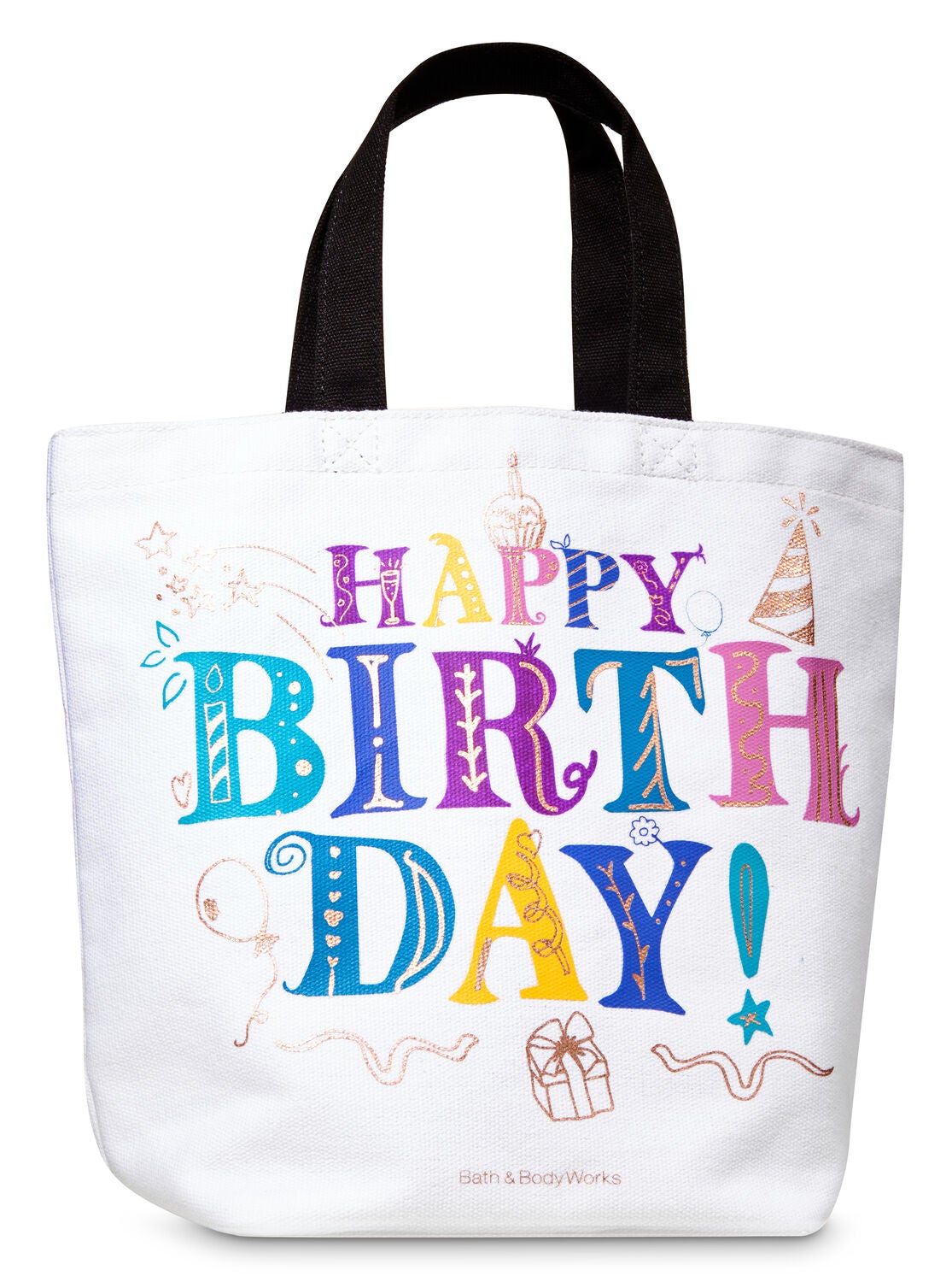 Birthday Canvas Gift Bag - Bath And Body Works