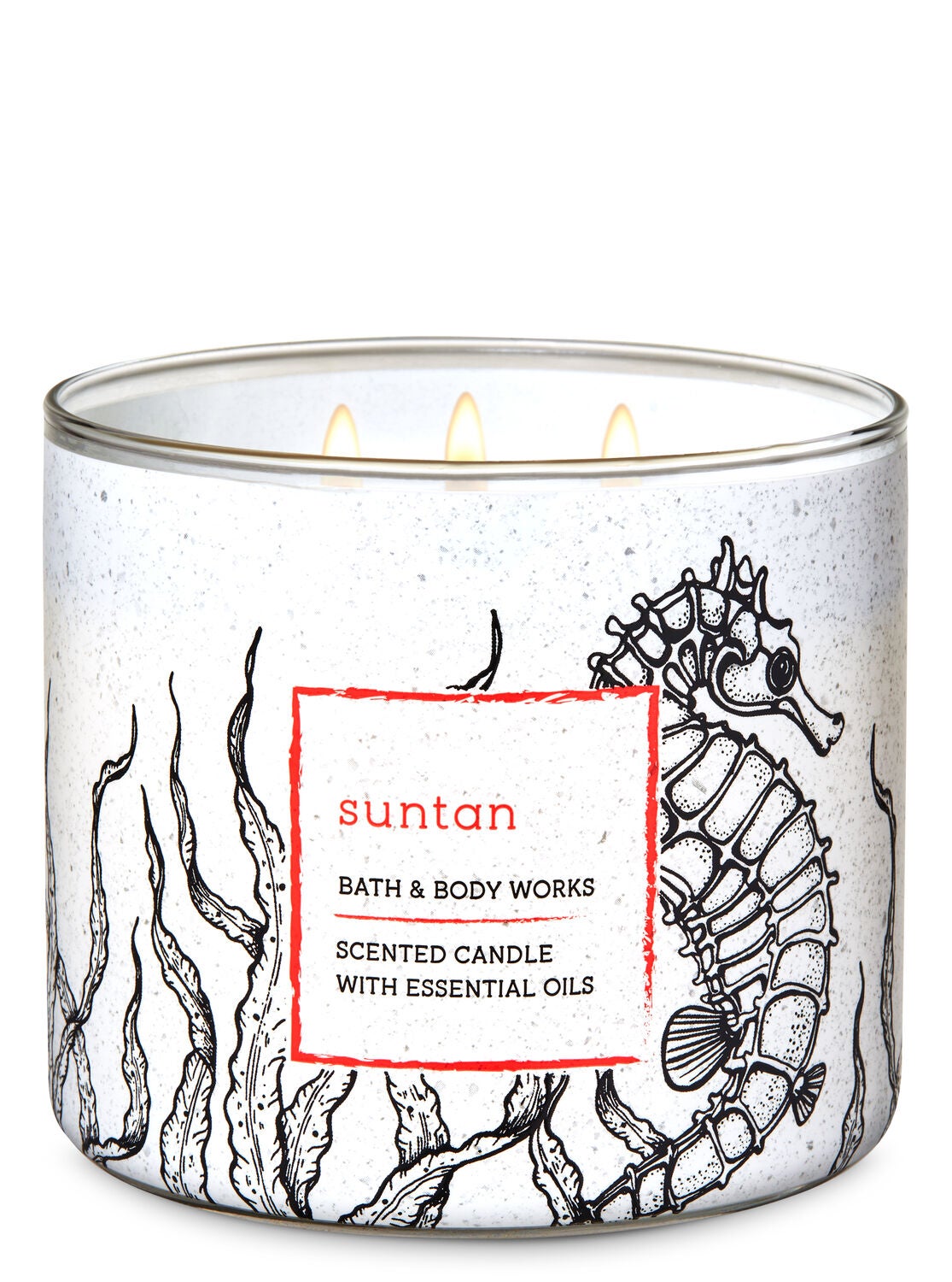 White Barn Suntan 3-Wick Candle - Bath And Body Works