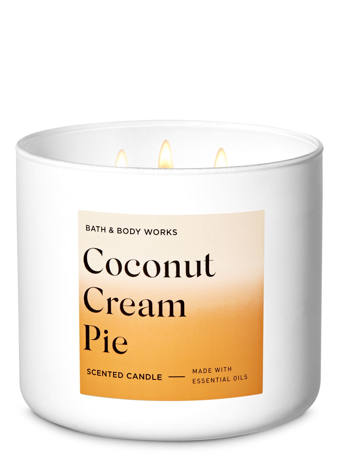 Coconut Cream Pie 3-Wick Candle - Bath And Body Works