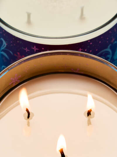Strawberry Snowflakes 3-Wick Candle