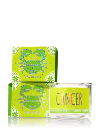 Cancer Blue Ocean Waves Mini Candle