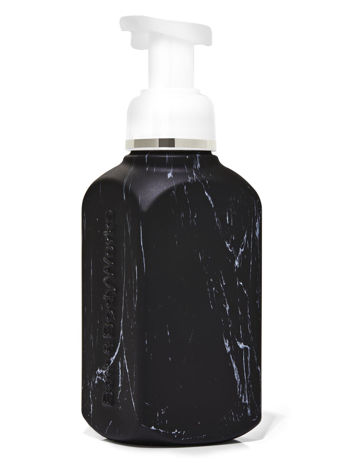 BATH & BODY WORKS WHITE MARBLE RESIN GENTLE FOAMING SOAP DISPENSER