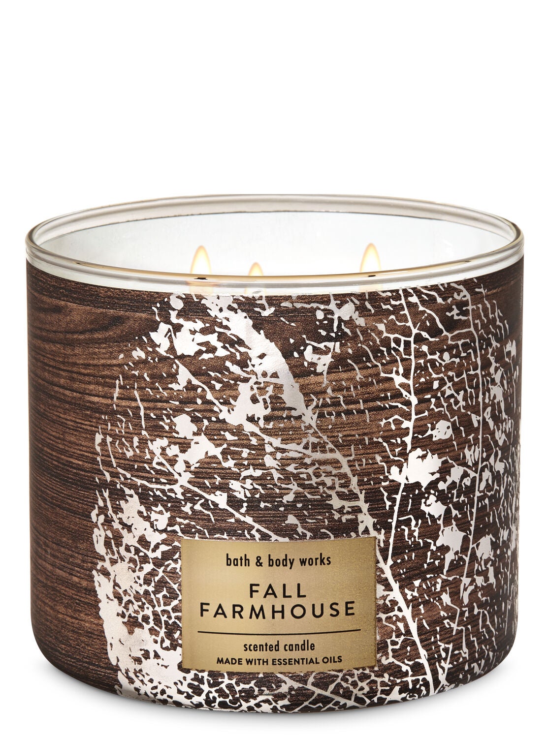 Fall Farmhouse 3-Wick Candle - Bath And Body Works