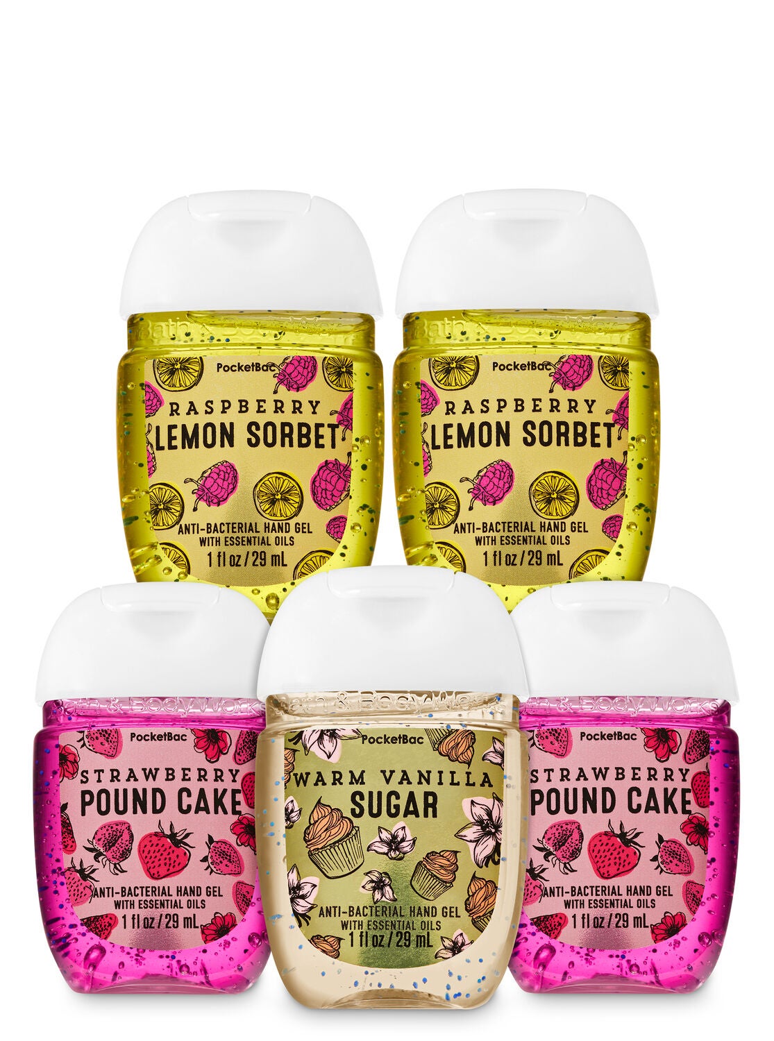 Sweet Treats PocketBac Hand Sanitizer, 5-pack - Bath And Body Works