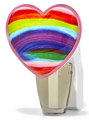 Rainbow Heart Nightlight Wallflowers Fragrance Plug