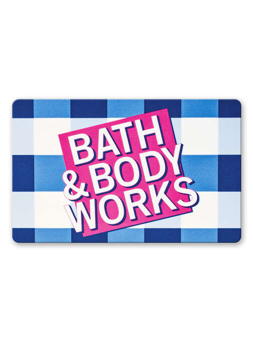 Blue Gingham Gift Card