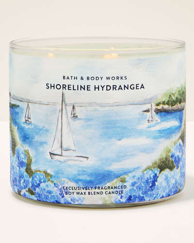 Shoreline Hydrangea 3-Wick Candle