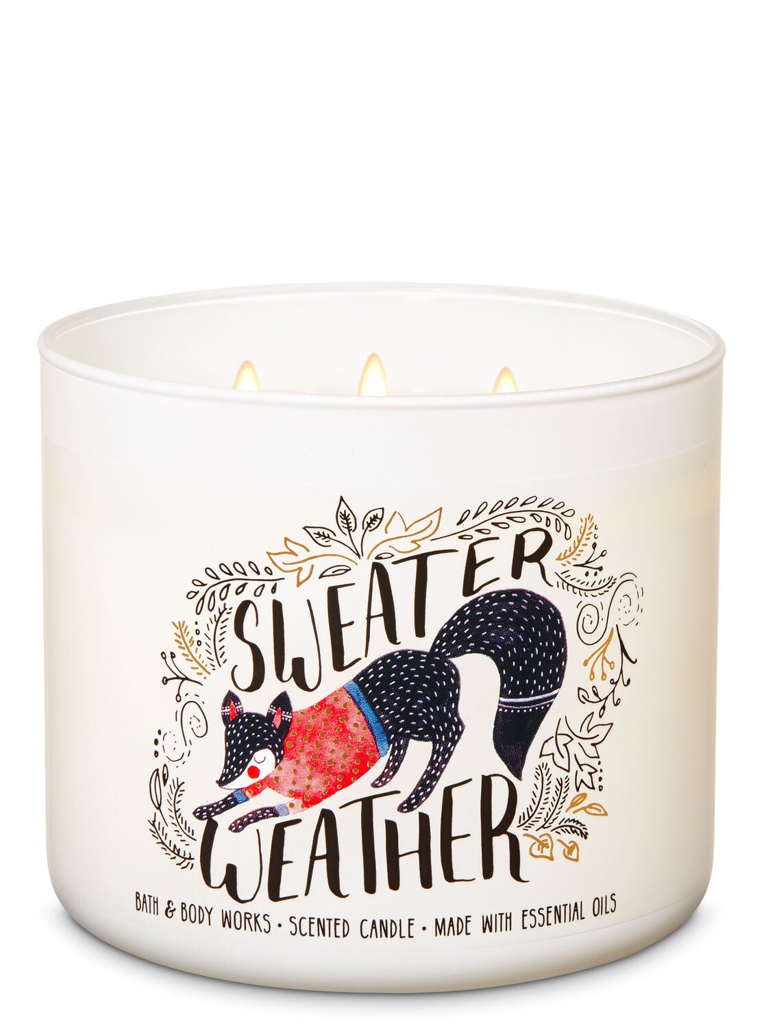 Sweater Weather 3-Wick Candle - Bath And Body Works