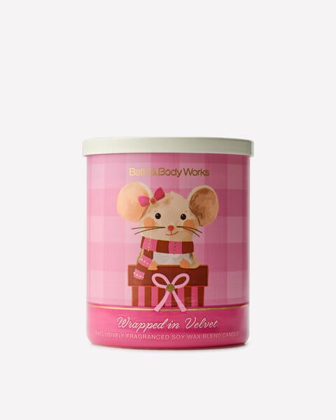 Wrapped in Velvet Signature Single Wick Candle