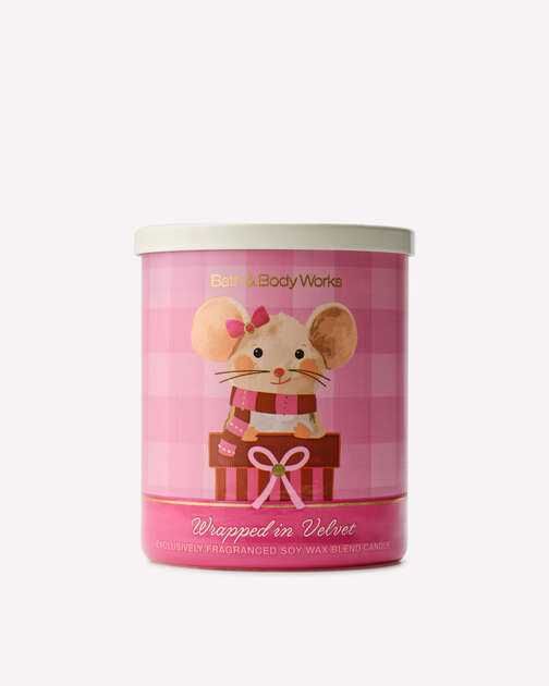 Wrapped in Velvet Signature Single Wick Candle