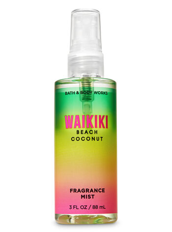  Waikiki Beach Coconut Travel Size Fine Fragrance Mist - Bath And Body Works