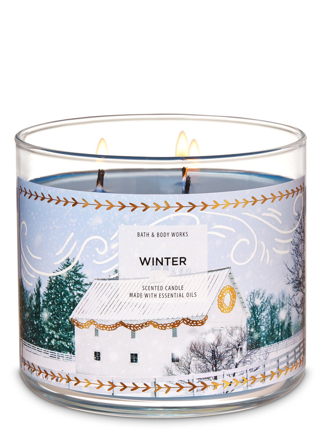 Winter 3-Wick Candle - Bath And Body Works