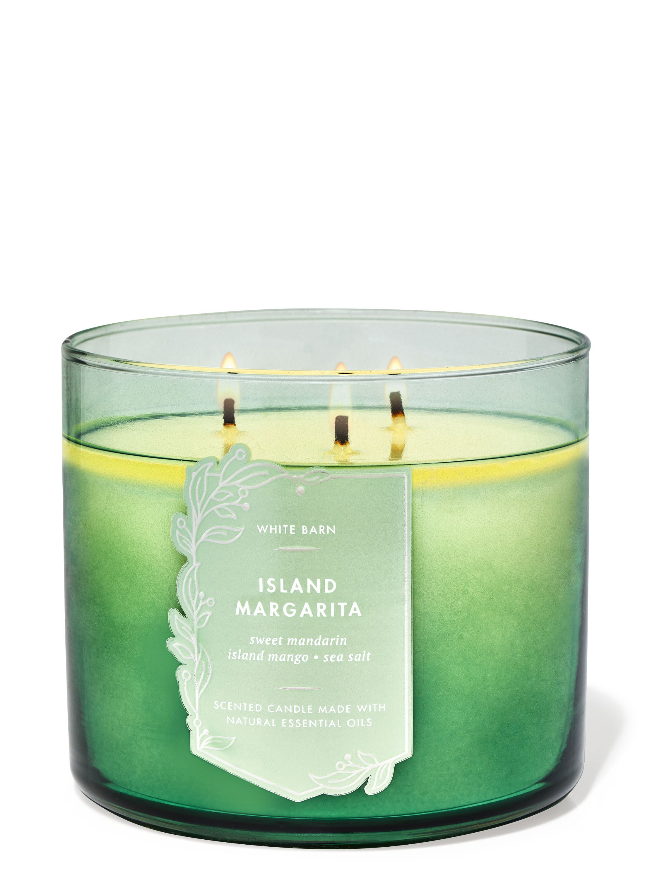 White Barn Island Margarita 3Wick Candle CoolSprings Galleria