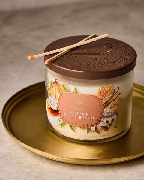 Pumpkin Crème Brûlée 3-Wick Candle