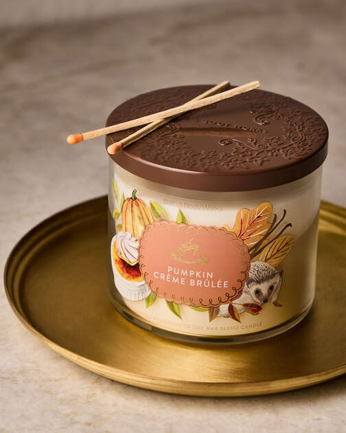 Pumpkin Crème Brûlée 3-Wick Candle
