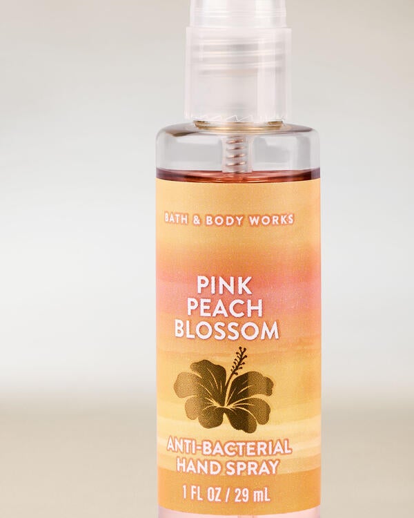Pink Peach Blossom Hand Sanitizer Spray
