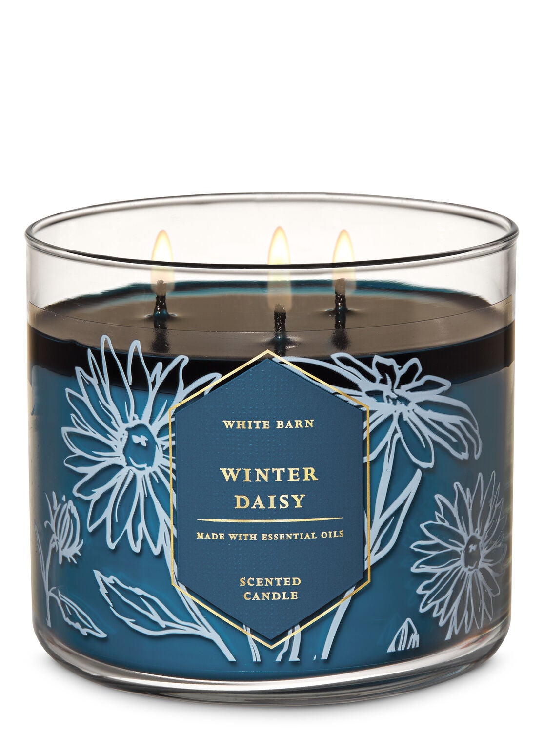 Winter Daisy 3-Wick Candle - Bath And Body Works