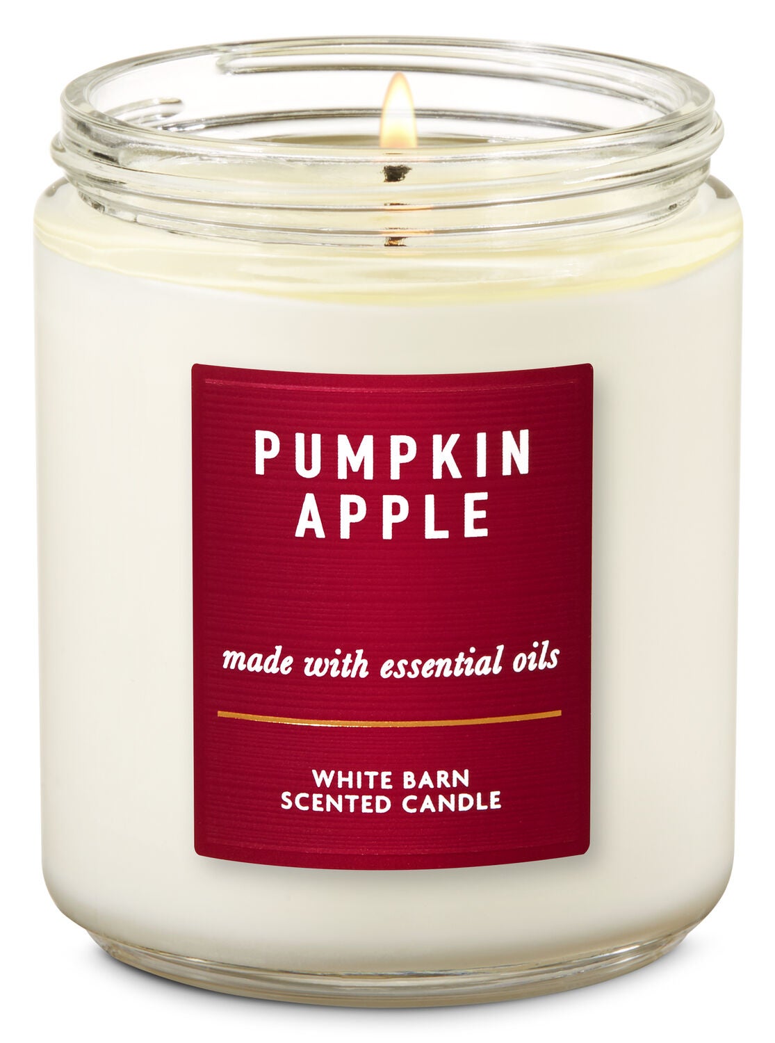 Pumpkin Apple Single Wick Candle - Bath And Body Works