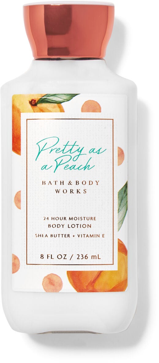 Pretty as a peach bath and outlet body works