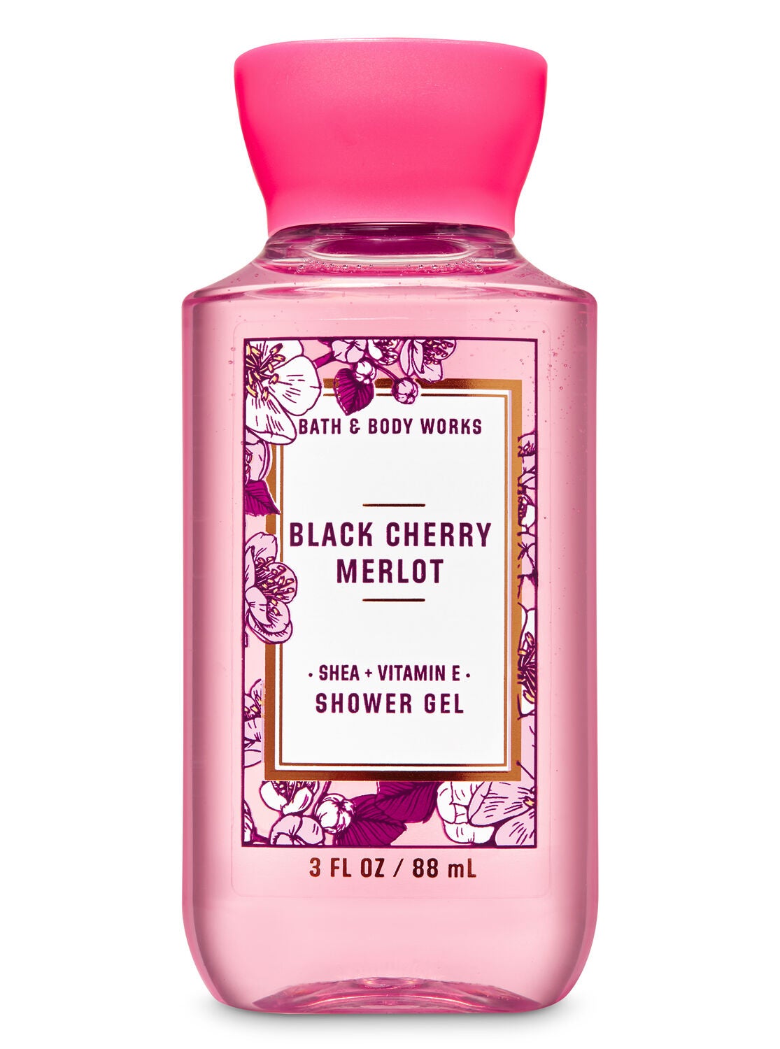 Black Cherry Merlot Travel Size Shower Gel - Bath And Body Works