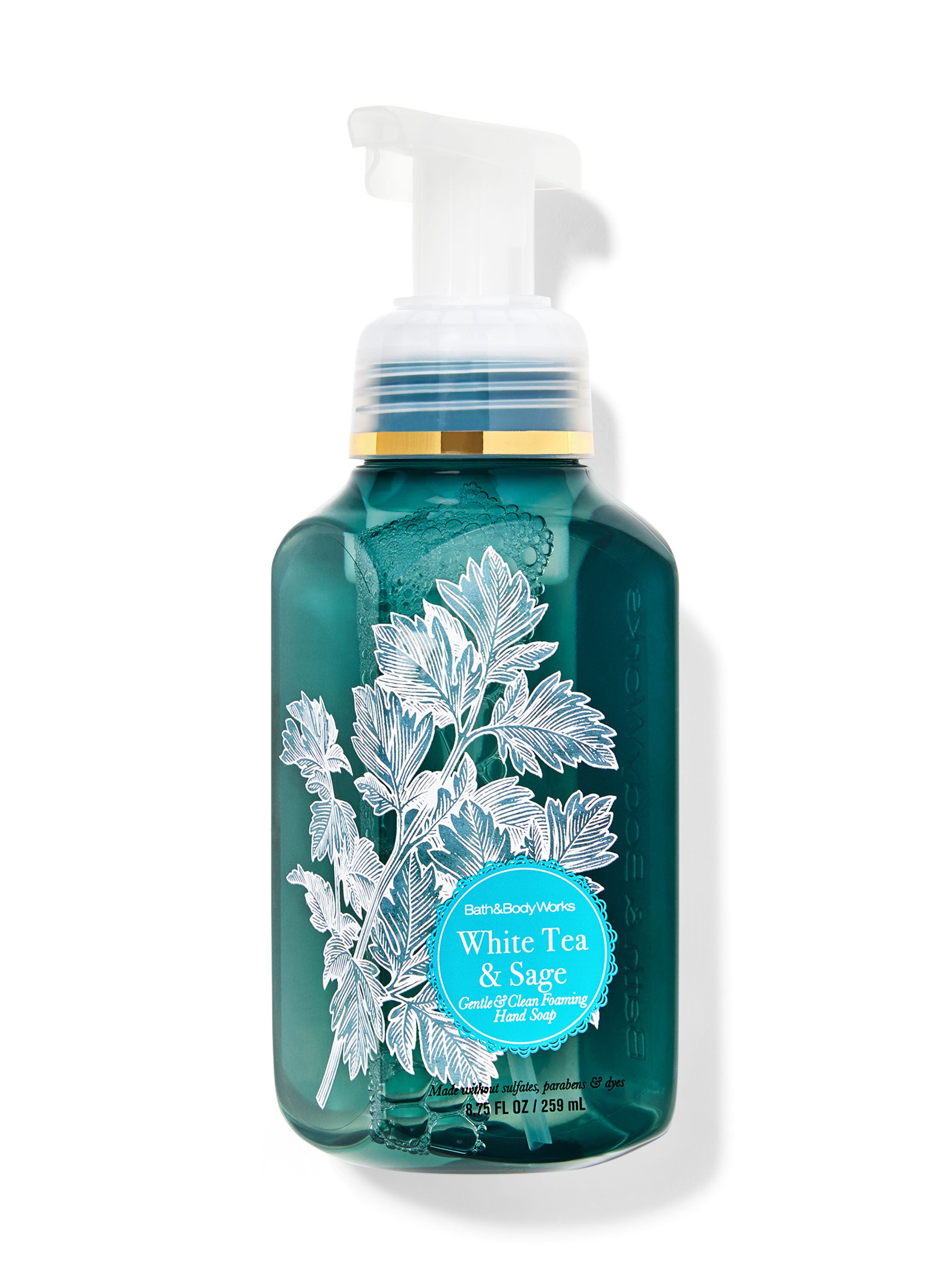 White Tea & Sage Gentle & Clean Foaming Hand Soap | Bath
