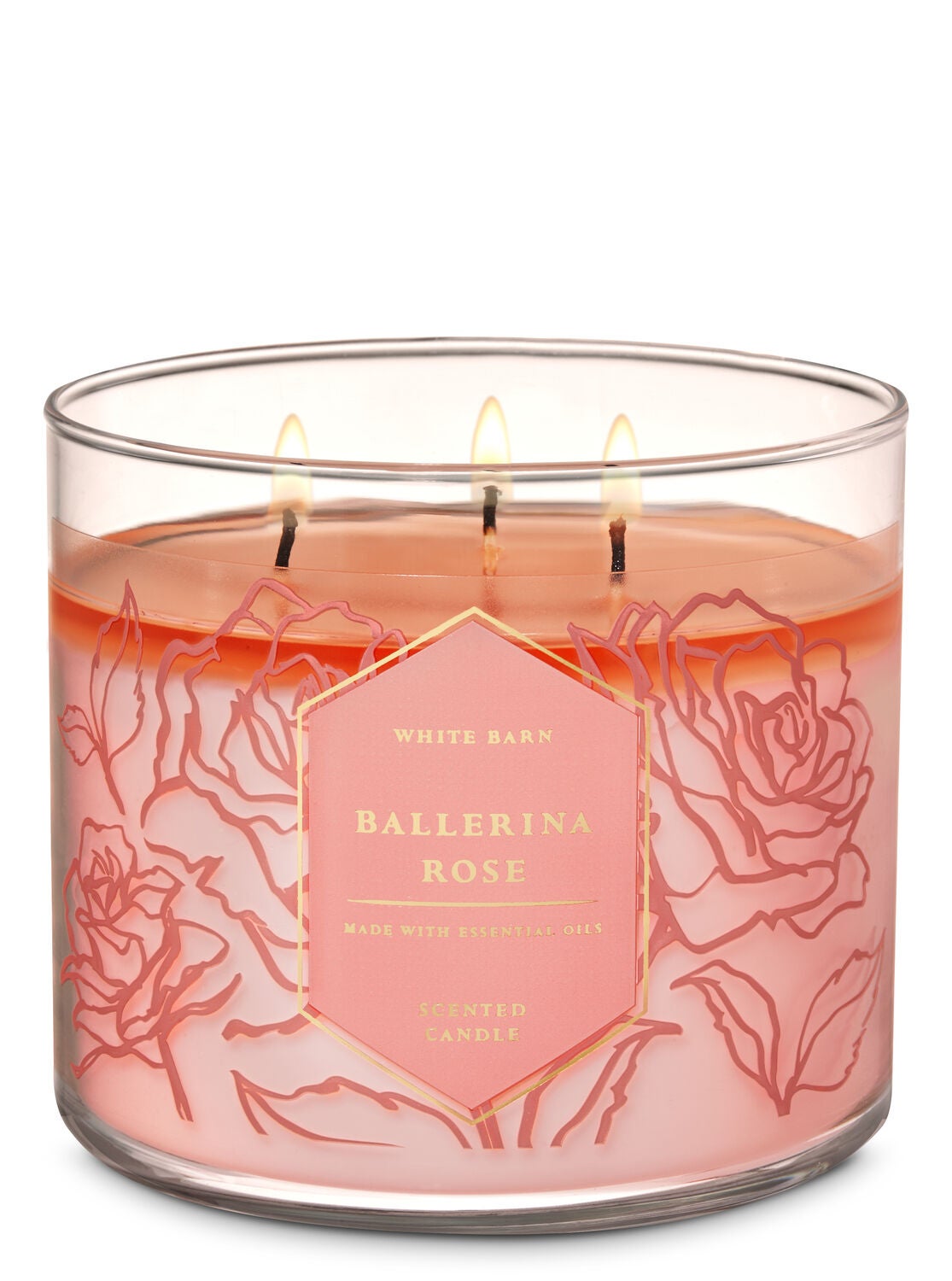 Ballerina Rose 3-Wick Candle - Bath And Body Works
