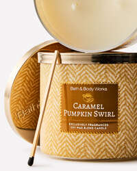 Caramel Pumpkin Swirl 3-Wick Candle