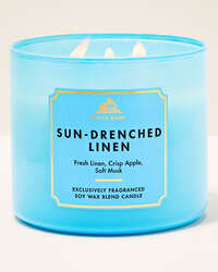 Sun-Drenched Linen 3-Wick Candle