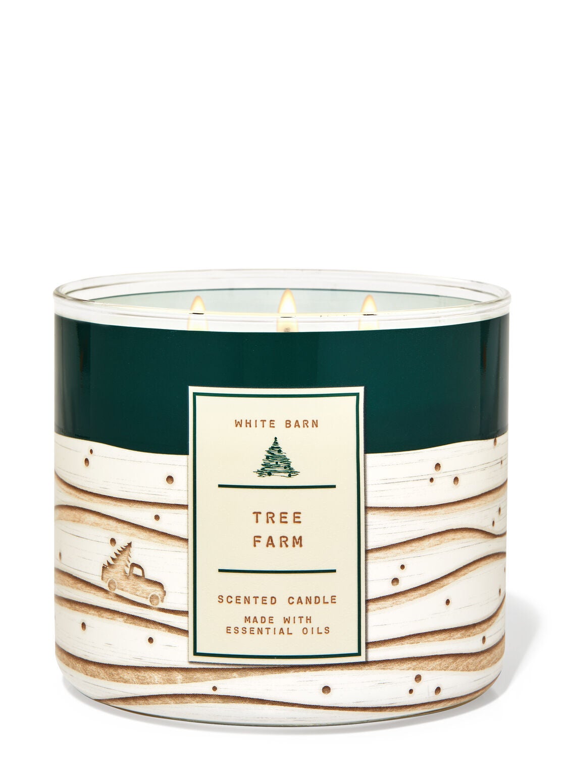 Tree Farm 3 Wick Candle Bath Body Works