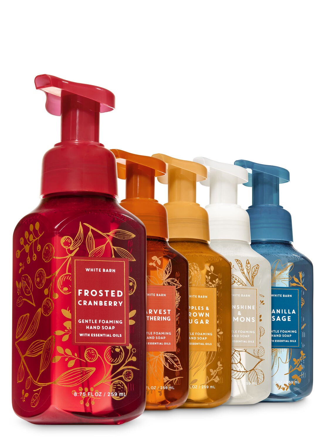 Autumn Glow Gentle Foaming Hand Soap, 5-Pack - Bath And Body Works
