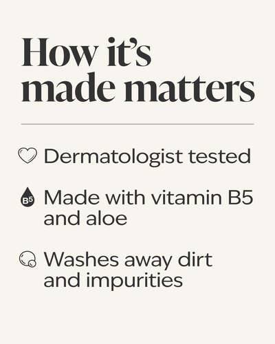 Lightly Fragranced With Lavendar & Sage Aloe & Vitamin B5