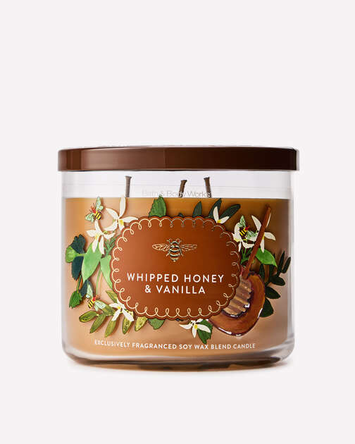 Whipped Honey & Vanilla 3-Wick Candle