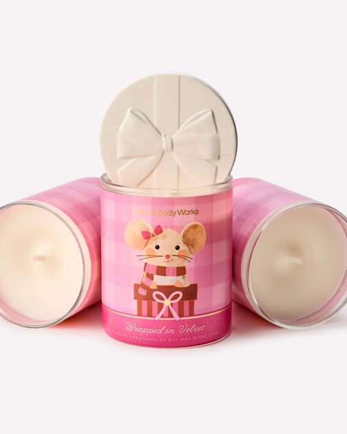 Wrapped in Velvet Signature Single Wick Candle