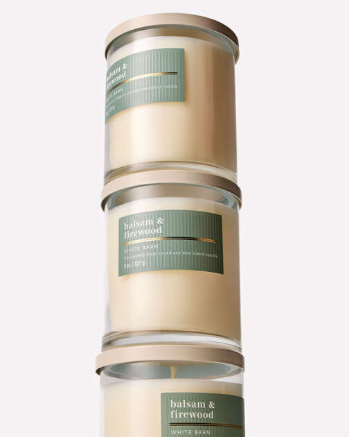 Balsam & Firewood Single Wick Candle