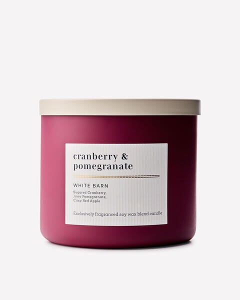 Cranberry & Pomegranate 3-Wick Candle