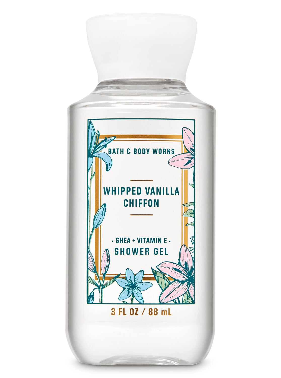 Whipped Vanilla Chiffon Travel Size Shower Gel - Bath And Body Works